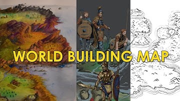 Evolution of my World Building Map and NEW Civilization! (sneak peek)