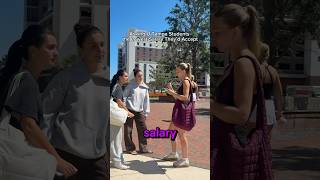Asking U Tampa Students the Lowest Salary They’d Accept 💸🤝 #MoonPayCollege #salary #collegelife