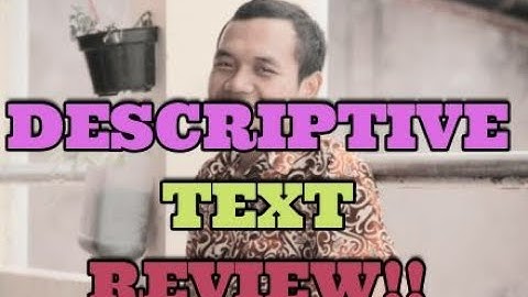 Descriptive text for 7th grade