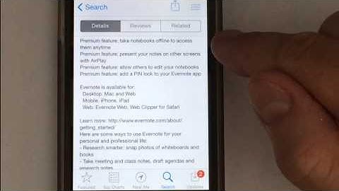 Evernote iPhone App Review: Being Organized