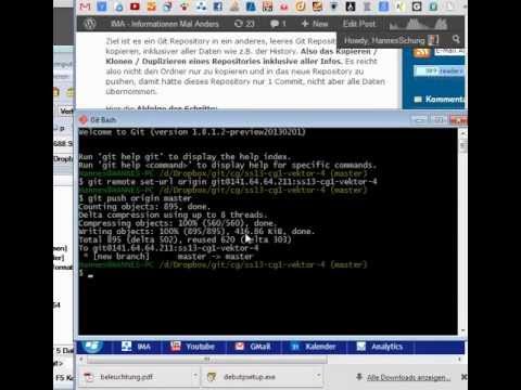Git Repository kopieren/duplizieren/klonen
