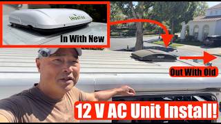 Replacing My Fan With A 12V iHooToo AC Unit On Ram ProMaster.  Man It Felt Good!