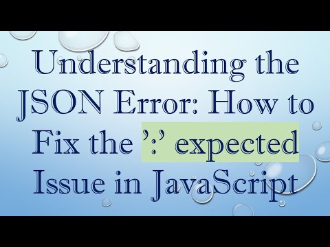 Understanding the JSON