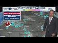 Bright skies Saturday... Becoming soggy on Sunday