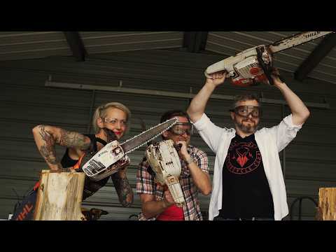 Carving Wood with Chainsaws and Flamethrowers w/Griffon Ramsey (4K, Ad-Free Version)