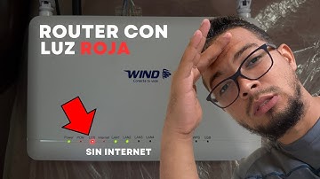 Cómo SOLUCIONAR la LUZ ROJA del ROUTER o MODEM / LOS parpadea Fibra Optica