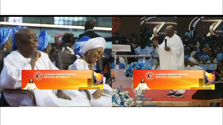 BISHOP DAVID OYEDEPO LAUGH AT 70TH BIRTHDAY WITH NIGERIA FORMAL PRESIDENT OBASANJO