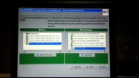 Dell Precision LSI 9271 8i adapter - RAID 10