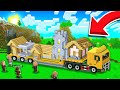TUTTI I VILLAGER SI SONO TRASFERITI AL VILLAGGIO SU RUOTE SU MINECRAFT!!
