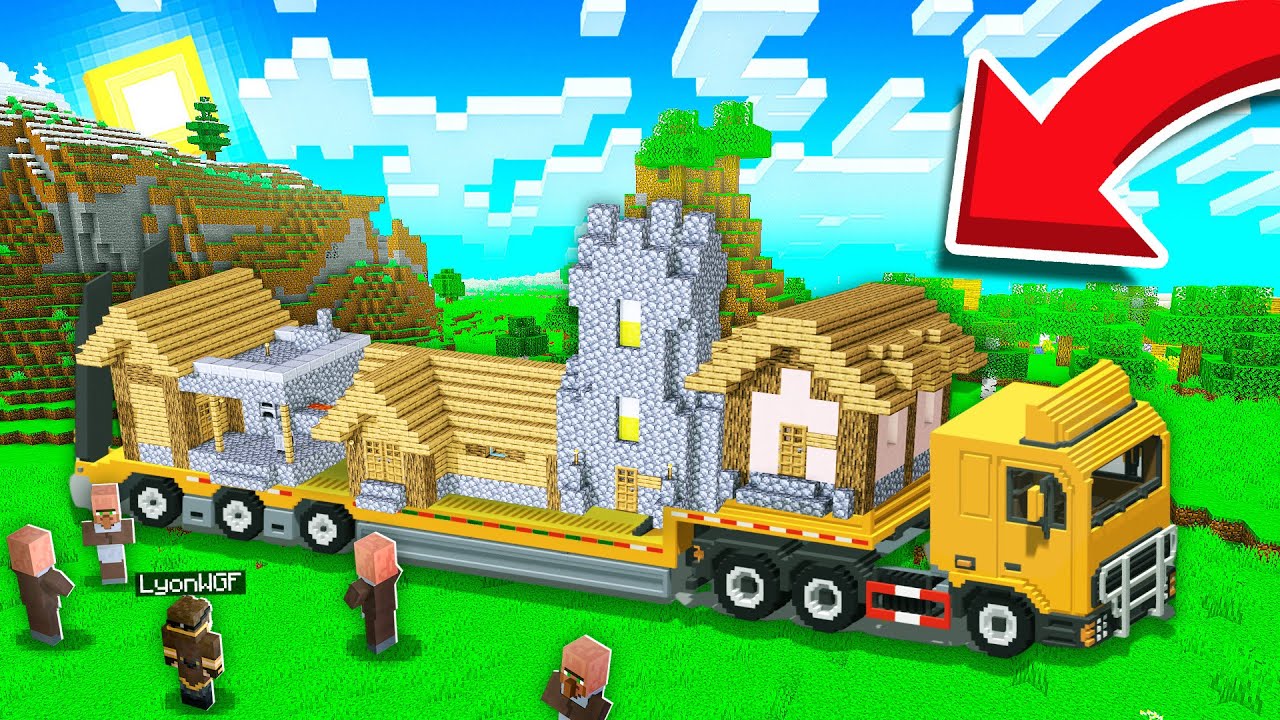 TUTTI I VILLAGER SI SONO TRASFERITI AL VILLAGGIO SU RUOTE SU MINECRAFT ...