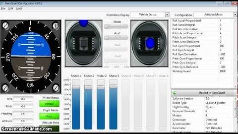 Aeroquad Reloaded Flight Software Newb