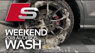 Winter Weekend Wash Giving My Daily Driven 2018 Audi Sq5 An Exterior Wash In My Home Garage