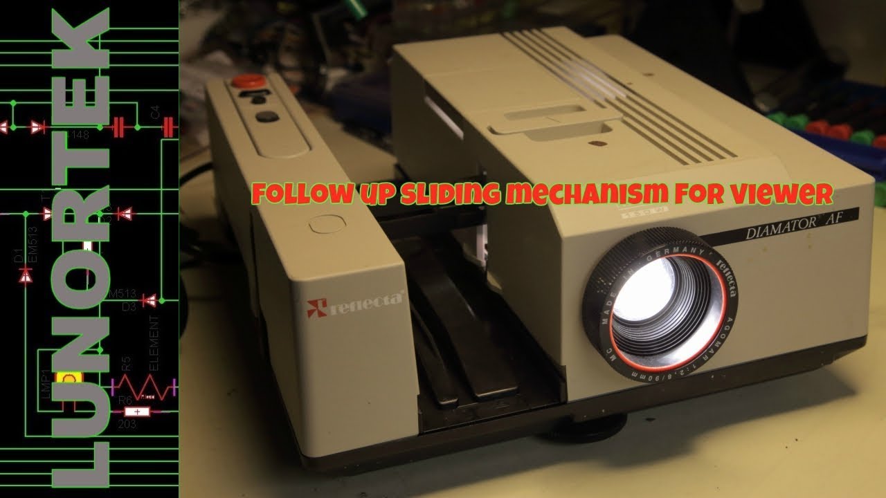 Reflecta Diamator AF follow up sliding mechanism - YouTube