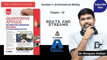 Boats and Streams Tricks | Quantitative Aptitude | Chapter-19 | S Chand Academy