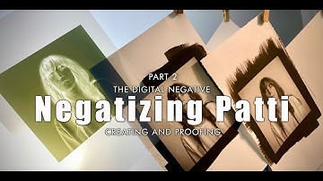 Creating and Proofing the Digital Negative - Negatizing Patti Smith - part 2 of 3