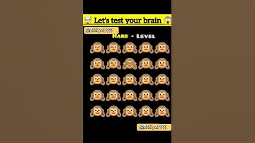 🙉🙈test your brain power 💪😉#shortfeed #emojichallenge #braintestsolution 🙈🙉