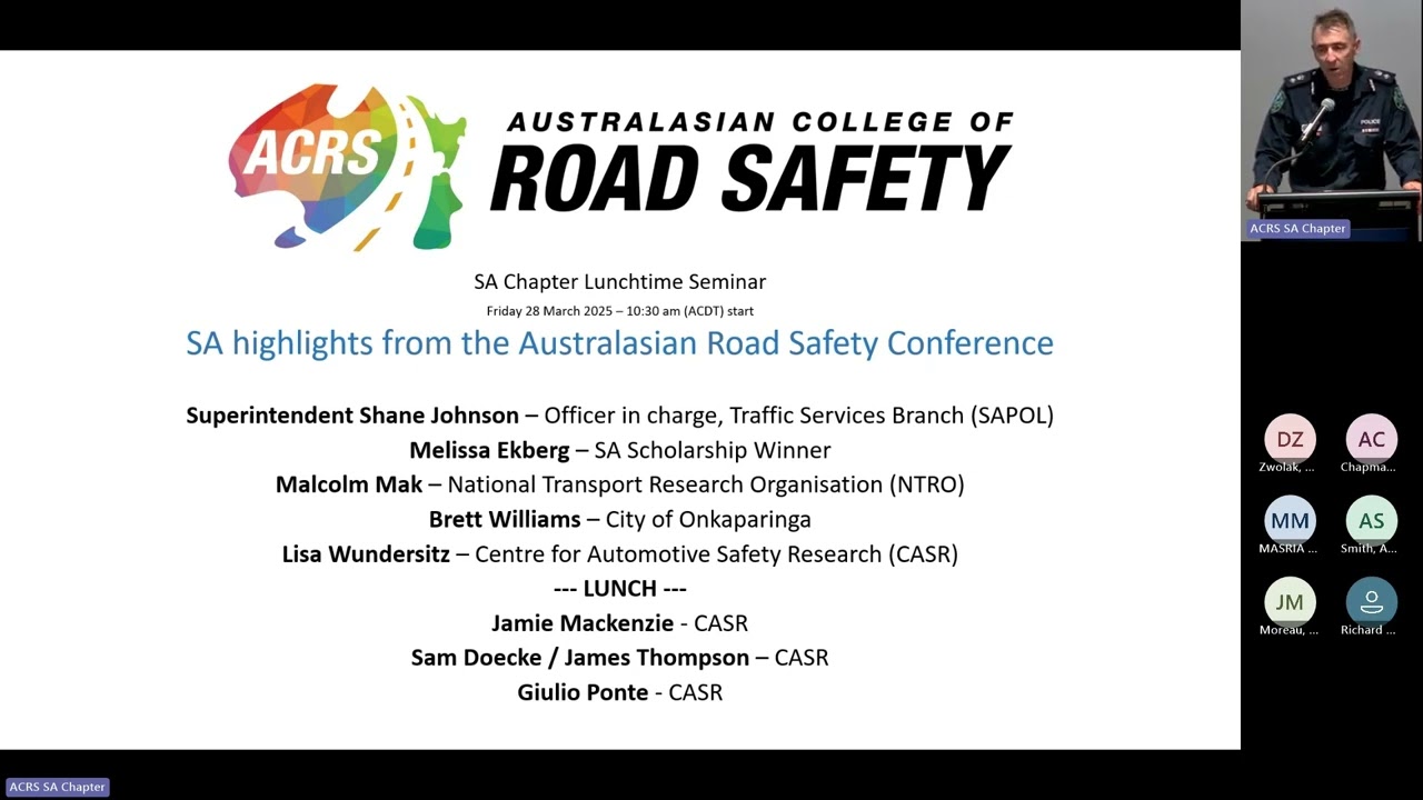 SA Highlights from the 2024 Road Safety Conference