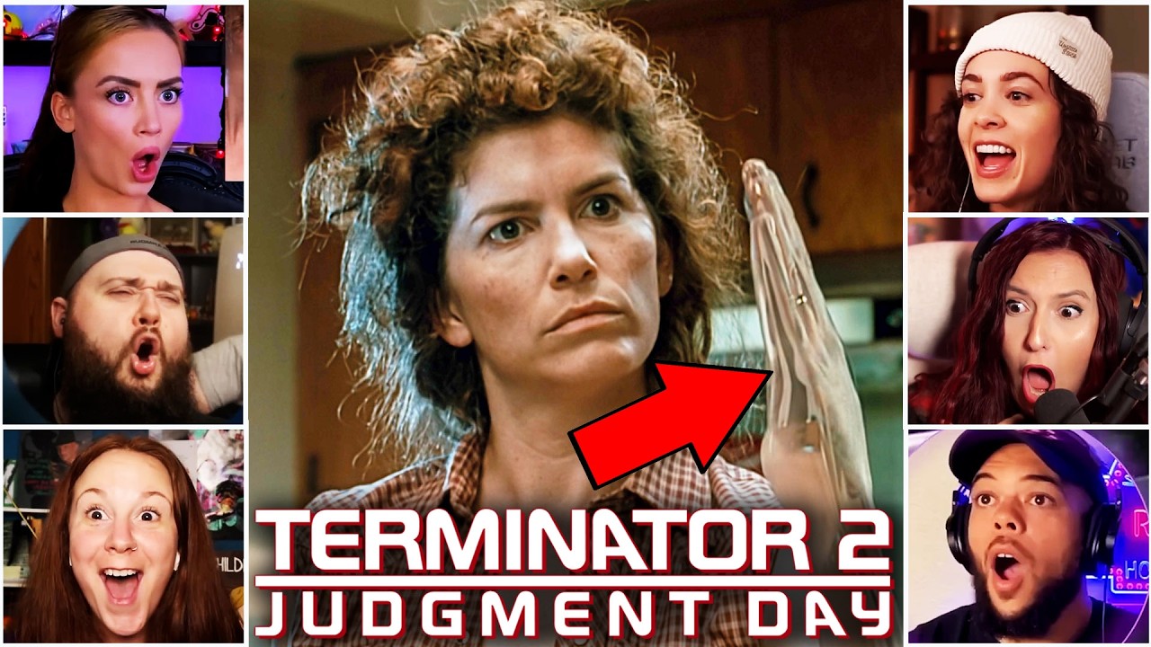 Reactors Reactions Finding Out That T-1000 Can Morph Into Anything On Terminator 2 | Mixed Reactions