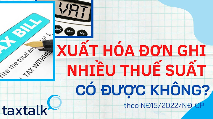 Hóa đơn trực tiếp thuế suất bao nhiêu năm 2024