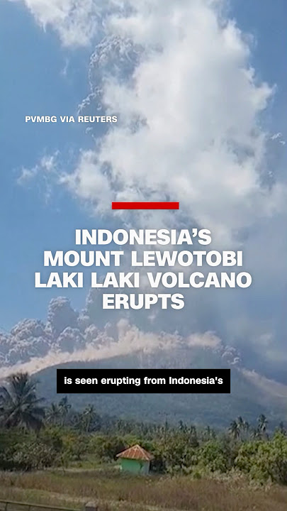 Indonesia’s Mount Lewotobi Laki Laki volcano erupts