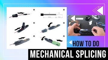 HOW TO PERFORM MECHANICAL SPLICING | STEP-BY-STEP GUIDE | #MechanicalSplicing #FiberOpticSplicing