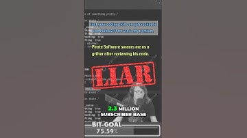 Pirate Software smeared me as a grifter.