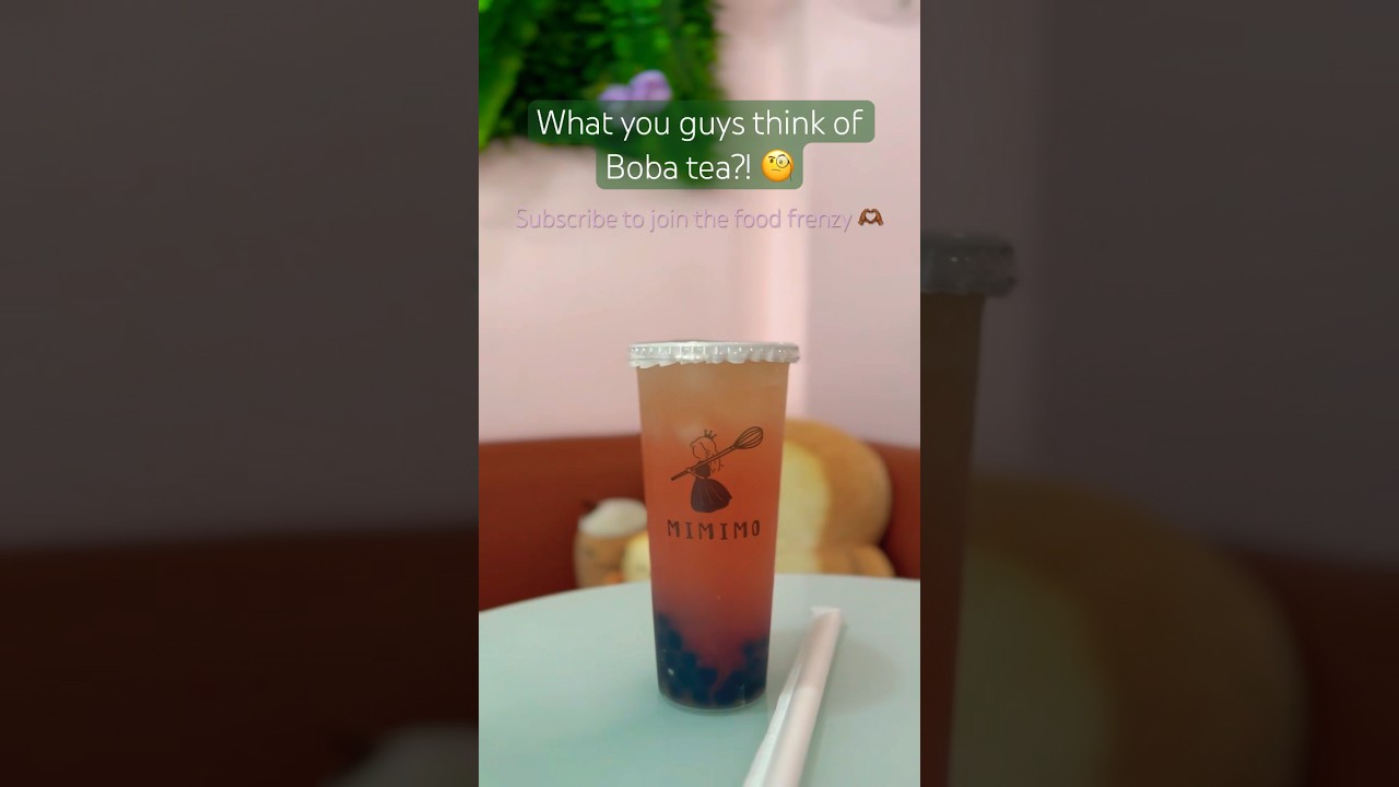 Cutest Bubble Tea Shop in Jamaica… boba tea is not what I expected 🫠 