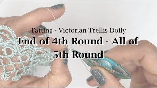 Victorian Trellis Doily - End of 4th Round / All of 5th Round
Here we complete the 4th round, then start and end the 5th round too! Theres a bit of extra time spent in this video dealing with magic loops so skip those parts if youre not using them. Ill leave them out of the next rounds but just tell you where to put them in if you wish to use them instead.
All videos related to this design can be found in this playlist:
https://www.youtube.com/playlist?list=PLe_YtSckL8dBUt9mkk5RgNpM8L42DQLpd
This vintage pattern can still be found in print but is also freely available online as it is now out of copyright. You can find it on pages 15-17 of the Priscilla Tatting Book no. 2, available here: http://www.georgiaseitz.com/public/pris2.pdf Victorian Trellis Doily - End of 4th Round / All of 5th Round