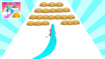 Hair Challenge 💇‍♀️ Hyper Casual Games Levels 7-8