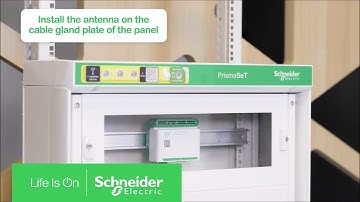 How to Install the LoRa Antenna on PrismaSeT Active | Schneider Electric Support