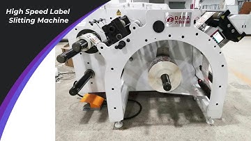 High Speed Label Slitting Machine