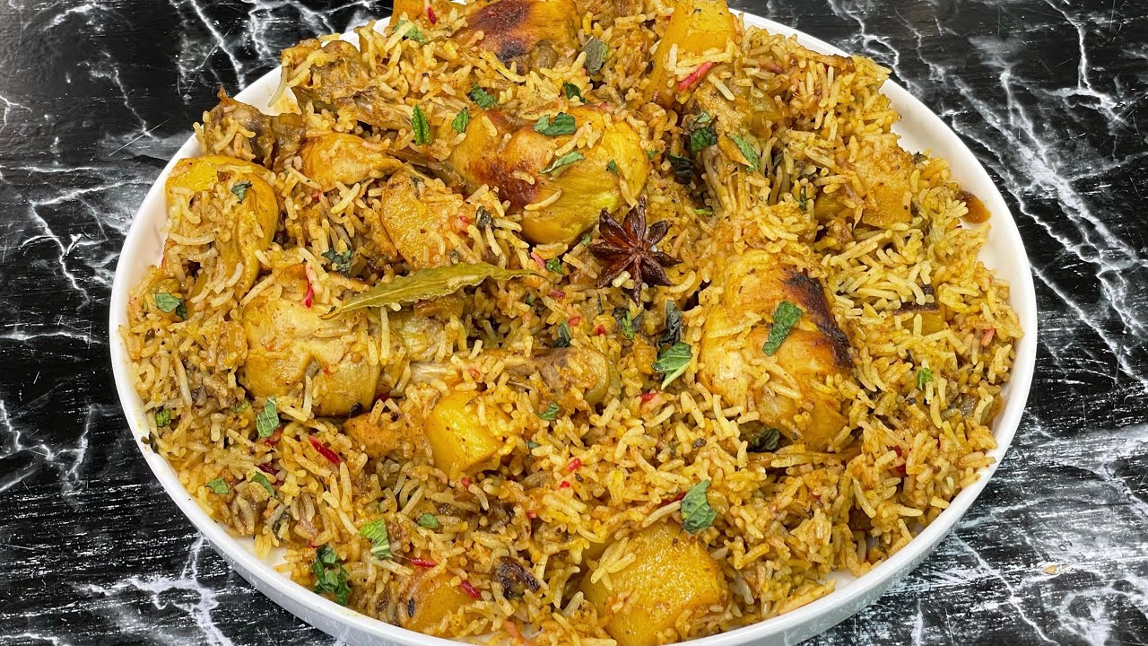 BIRYANI MIT HÄHNCHENTROMMELN 🍛 Ultra duftender indischer Reis 🇮🇳 Mit Untertiteln