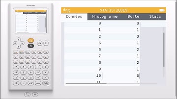 Seconde - Statistiques avec la calculatrice Numworks