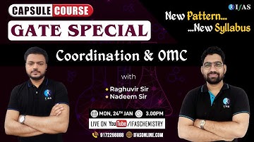 Coordination Chemistry Practice Problems: GATE Chemistry Special