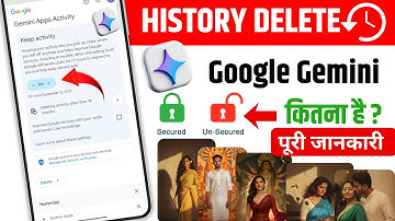How To Delete Gemini History | Google Gemini Photo Kaise Delete Kare | Gemini Data Delete Kaise Kare