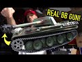 Working bb gun on a rc tank