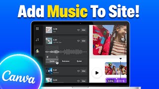 How To Add Music To Canva Website - Step By Step (2025 Guide)