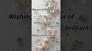 🌿 21st_October Birthday Wishes 🎉 | Elegant Greetings 💖 #Shorts #HappyBirthday