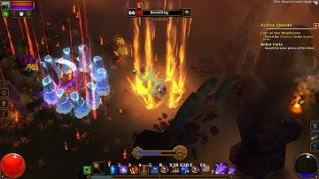 Torchlight 2  Ember mage (70) - Manticore Boss Fight (66)