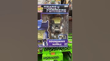 TRANSFORMERS SOUNDWAVE WITH RUMBLE FUNKO BITTY POP BOTS $19.99 - TOYS AND COLLECTIBLES