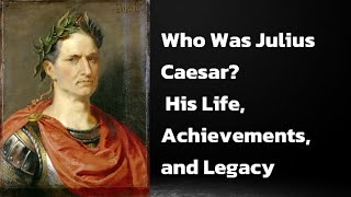 Who Was Julius Caesar His Life, Achievements, and Legacy