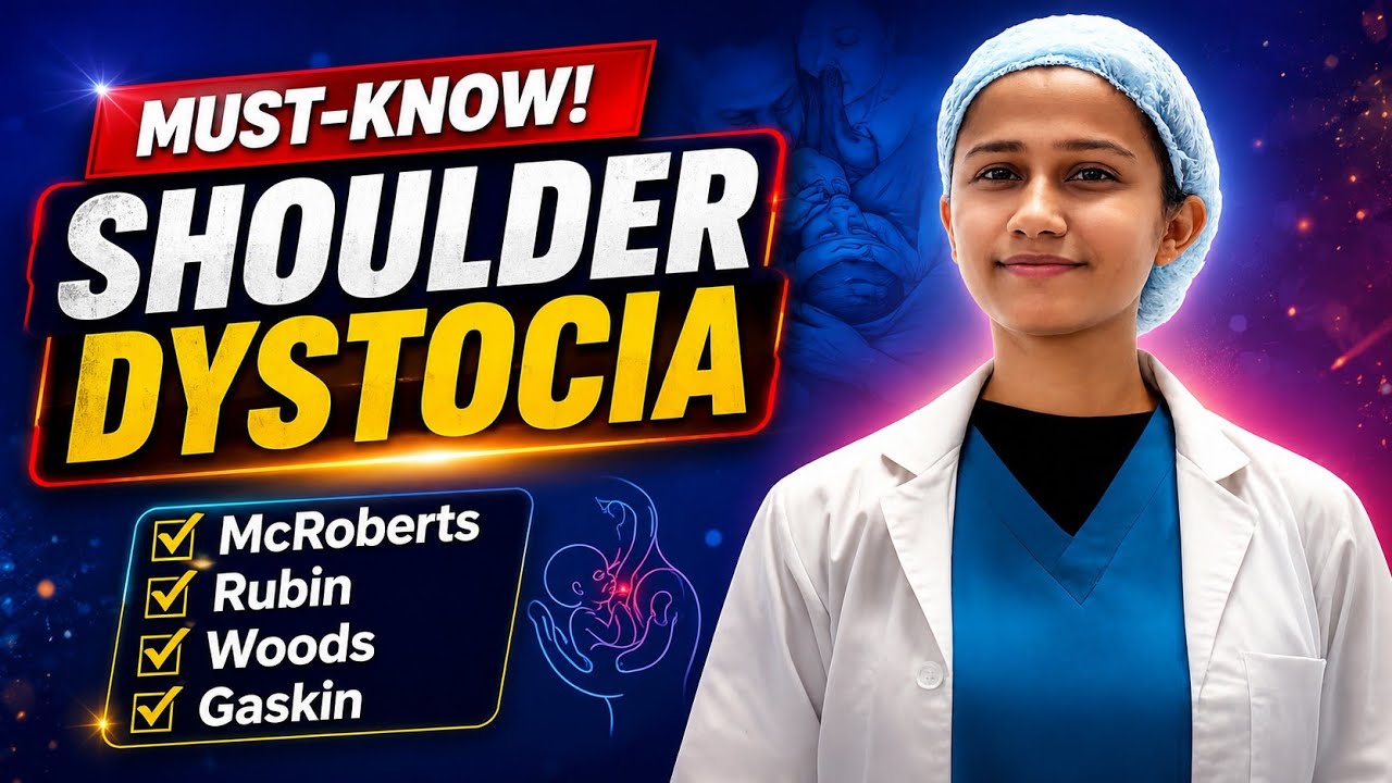Shoulder Dystocia Complete Lecture | McRoberts, Rubin, Woods, Jacquemier & Gaskin |