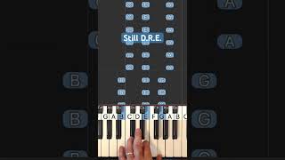 Dr. Dre - Still D.R.E. - Piano Tutorial Easy