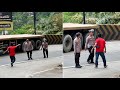 BERANINYA, SOPIR MENUNJUK- NUNJUK POLISI !!! DILUAR DUGAAN, Hal Yang Ditakutkan Terjadi Di Tikungan
