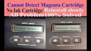 How do I clear the message "Cannot Detect" from the display/Cannot Detect Ink Cartridge -Error