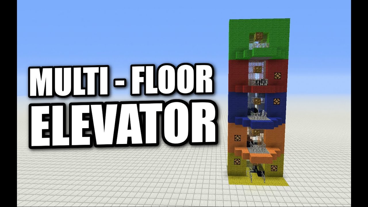 Minecraft Bedrock Elevator Easy Multi Floor