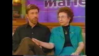 Chuck Norris & Wilma Norris Knight in 'donny & marie' (May 11, 2000)