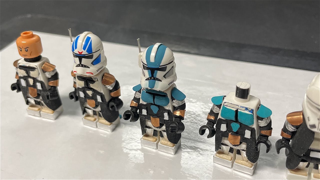Custom LEGO Star Wars 501st Clone Troopers (Update) And Gaming Channel ...