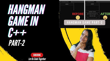 Hangman Game in C++ Part 2 in Tamil  | How to Build a Hangman Game in C++ | Game Development in C++