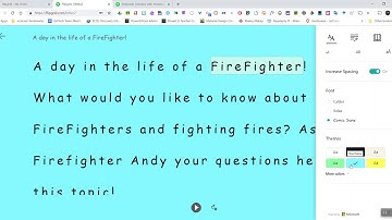 Immersive Reader in Flipgrid Topics